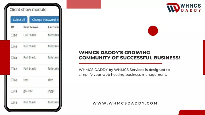 whmcs daddy s growing community of successful