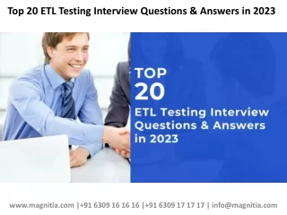 top 20 etl testing interview questions answers