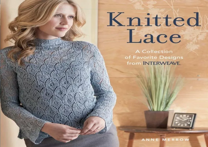 knitted lace a collection of favorite designs