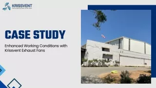 Case Study Enhanced Working Conditions with Krissvent Exhaust Fans