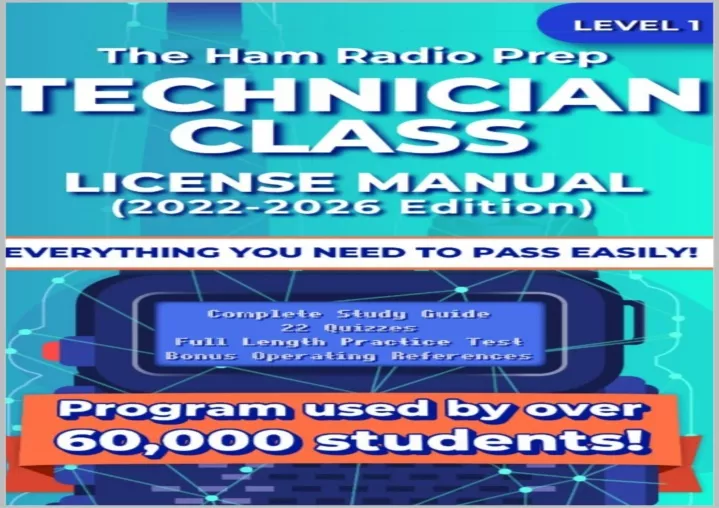 the ham radio prep technician class license