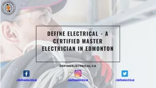 define electrical a certified master electrician