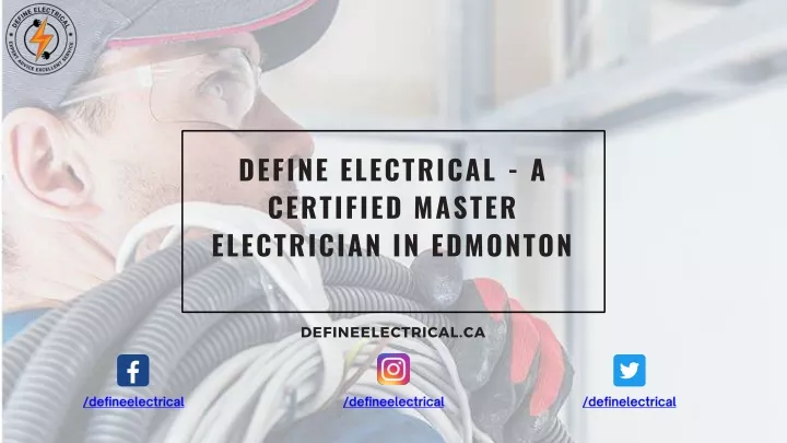 define electrical a certified master electrician