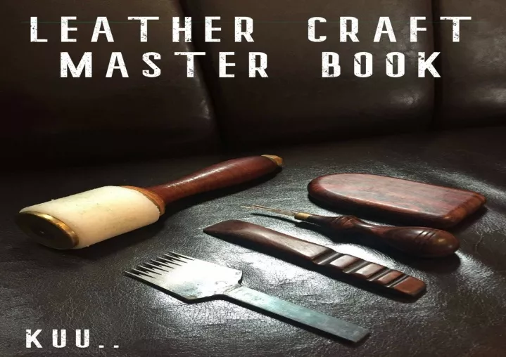 leather craft master book first leather craft