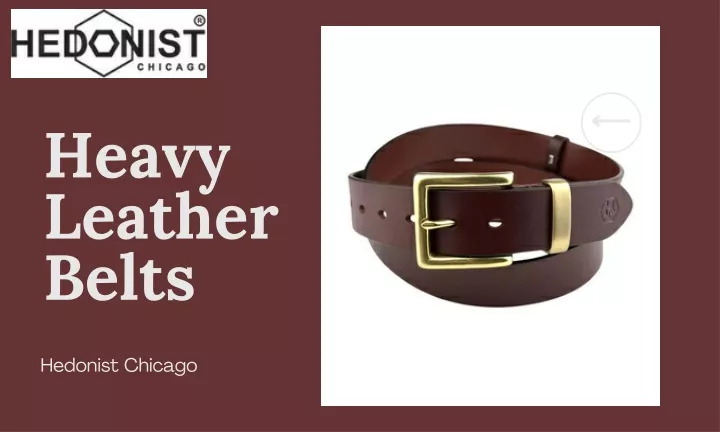heavy leather belts