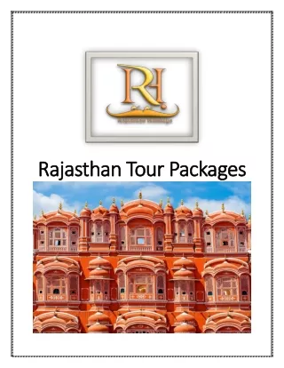 Rajasthan honeymoon packages
