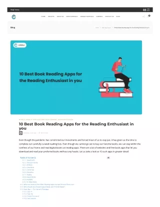 10 Best Book Reading Apps for the Reading Enthusiast in you
