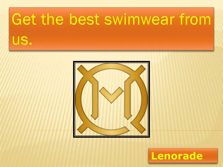 get the best swimwear from us