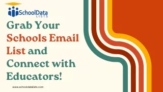 grab your schools email list and connect with