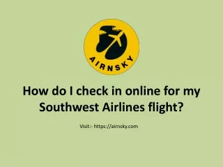 how do i check in online for my southwest