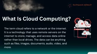 what is cloud computing