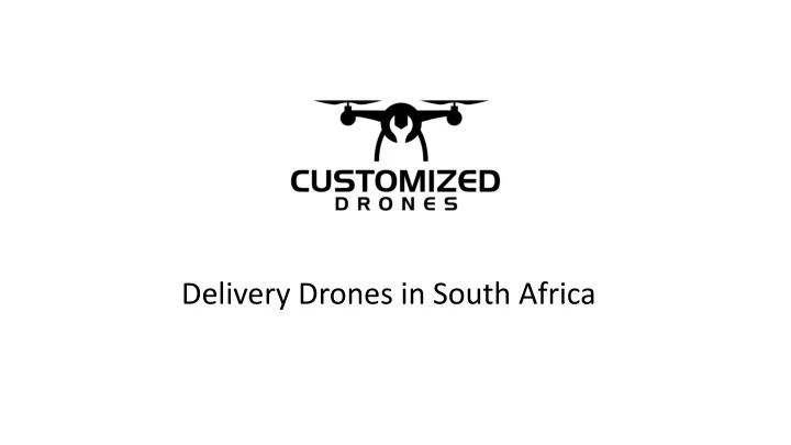 delivery drones in south africa