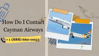 How Do I Contact Cayman Airways (2) (1)