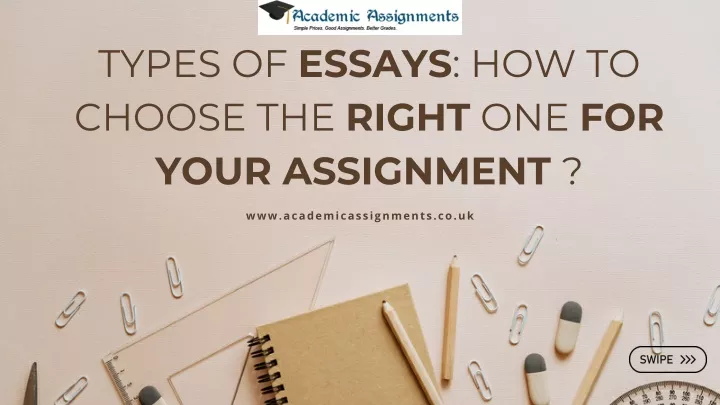 types of essays how to choose the right