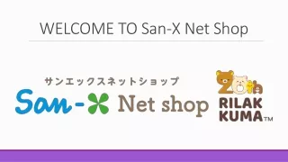 San-X Net Shop Characters