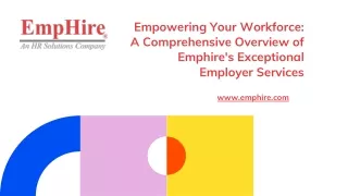 Optimize Your Workforce with Emphire's Employer Services