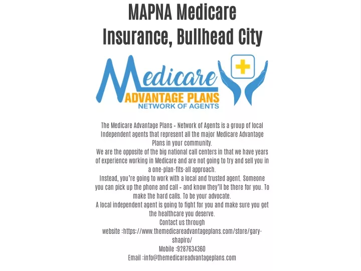 mapna medicare insurance bullhead city