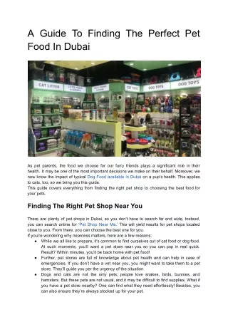 A Guide To Finding The Perfect Pet Food In Dubai.docx (1)