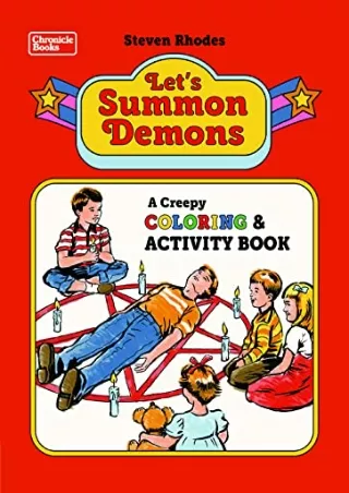 DOWNLOAD/PDF Let's Summon Demons: A Creepy Coloring and Activity Book