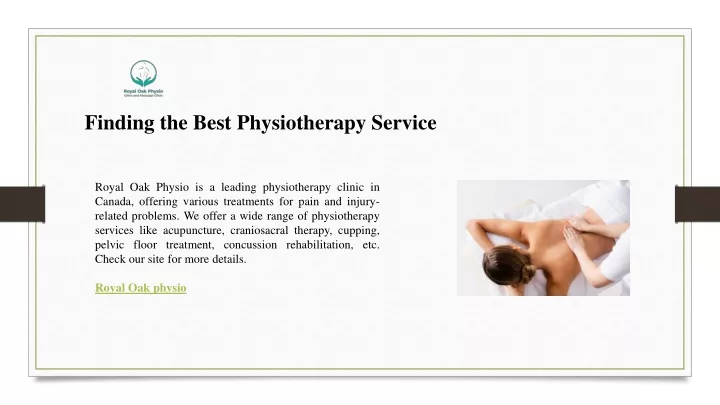 finding the best physiotherapy service