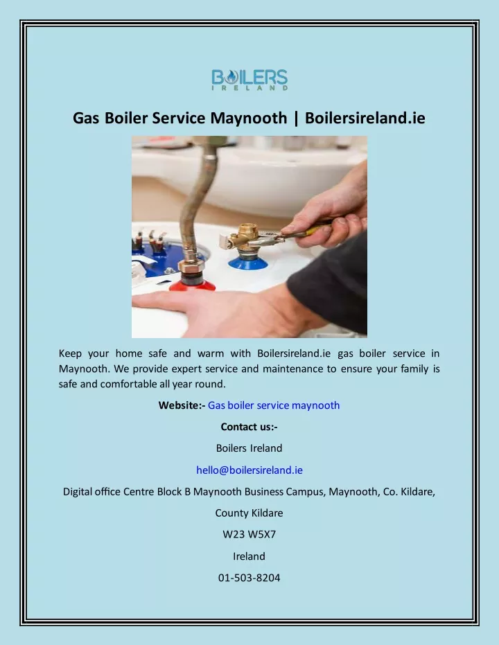gas boiler service maynooth boilersireland ie