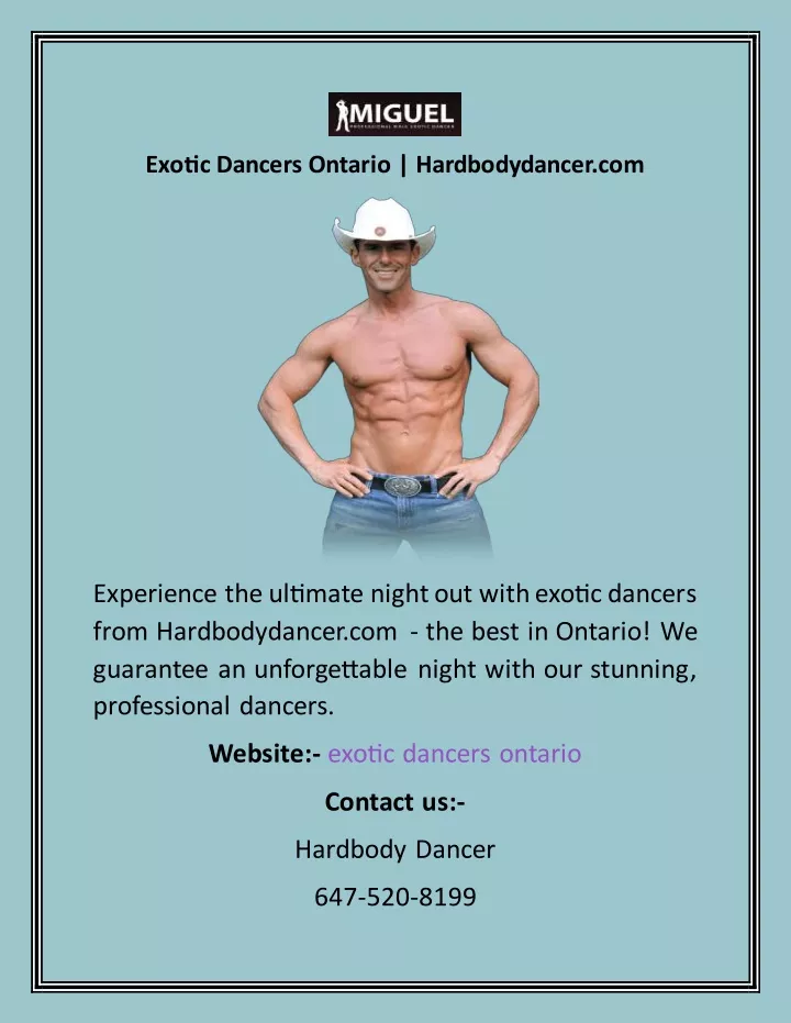 exotic dancers ontario hardbodydancer com