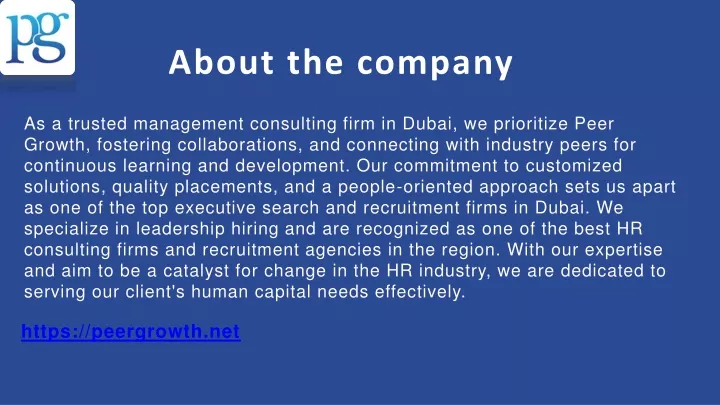 about the company