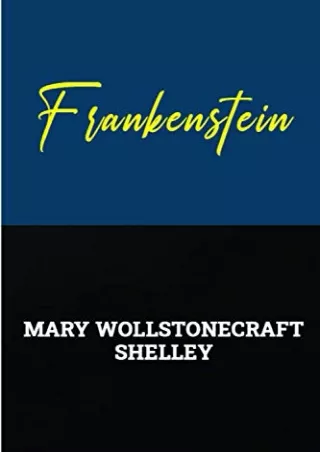 [PDF READ ONLINE] Frankenstein