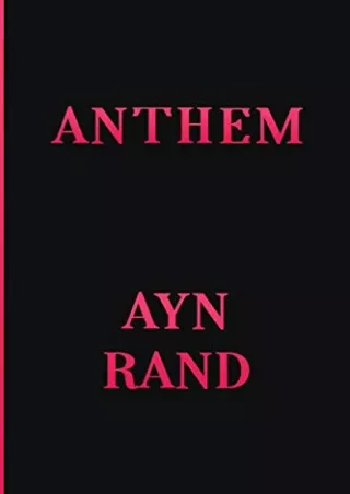 Read ebook [PDF] Anthem