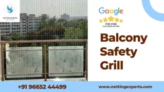 Balcony Safety Grill - WhatsApp & Call  91 96652 44499