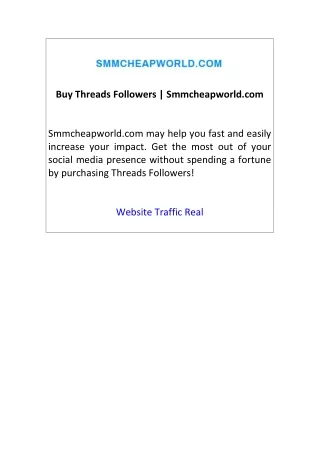 Buy Threads Followers  Smmcheapworld.com 03