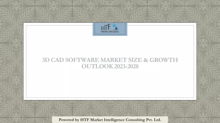 3d cad software market size growth outlook 2023 2028