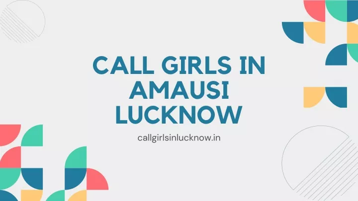call girls in amausi lucknow