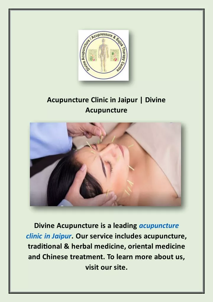 acupuncture clinic in jaipur divine acupuncture