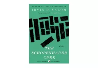 Download The Schopenhauer Cure A Novel unlimited