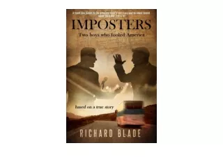 Ebook download Imposters Two boys who fooled America free acces