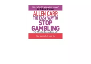 PDF read online The Easy Way to Stop Gambling for android