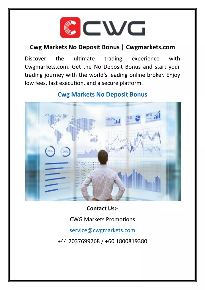 cwg markets no deposit bonus cwgmarkets com