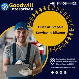 Duct AC Repair Service in Bikaner - Call Now 8440844422