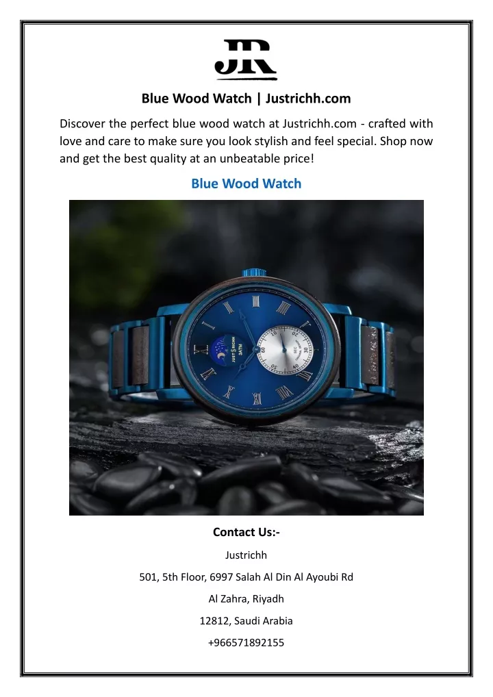blue wood watch justrichh com
