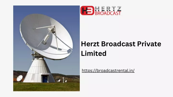 herzt broadcast private limited