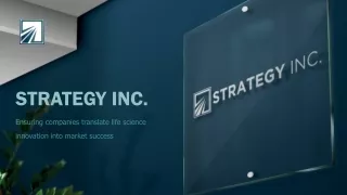 Strategy Inc. Medical Device and Life Science Consulting