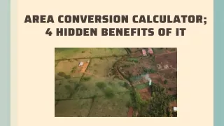 4 Benefits of It Area Conversion Calculator