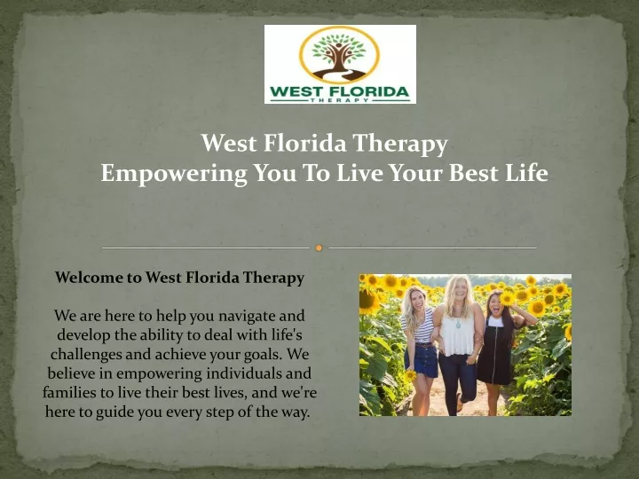 west florida therapy empowering you to live your