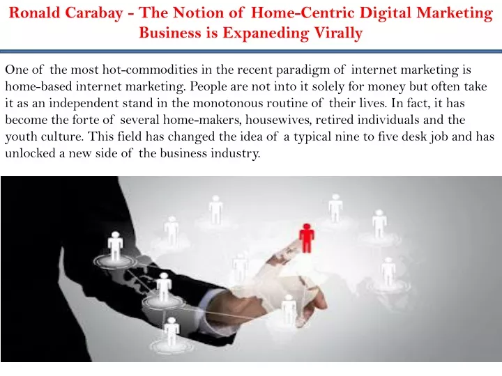 ronald carabay the notion of home centric digital