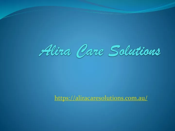 alira care solutions