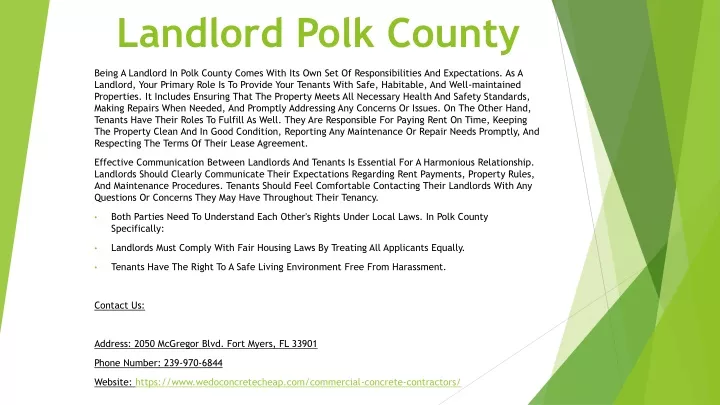 landlord polk county