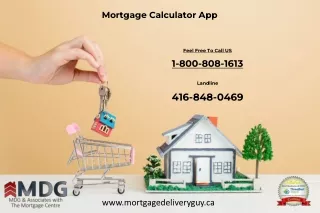 Mortgage Calculator App - Mortgage Delivery Guy