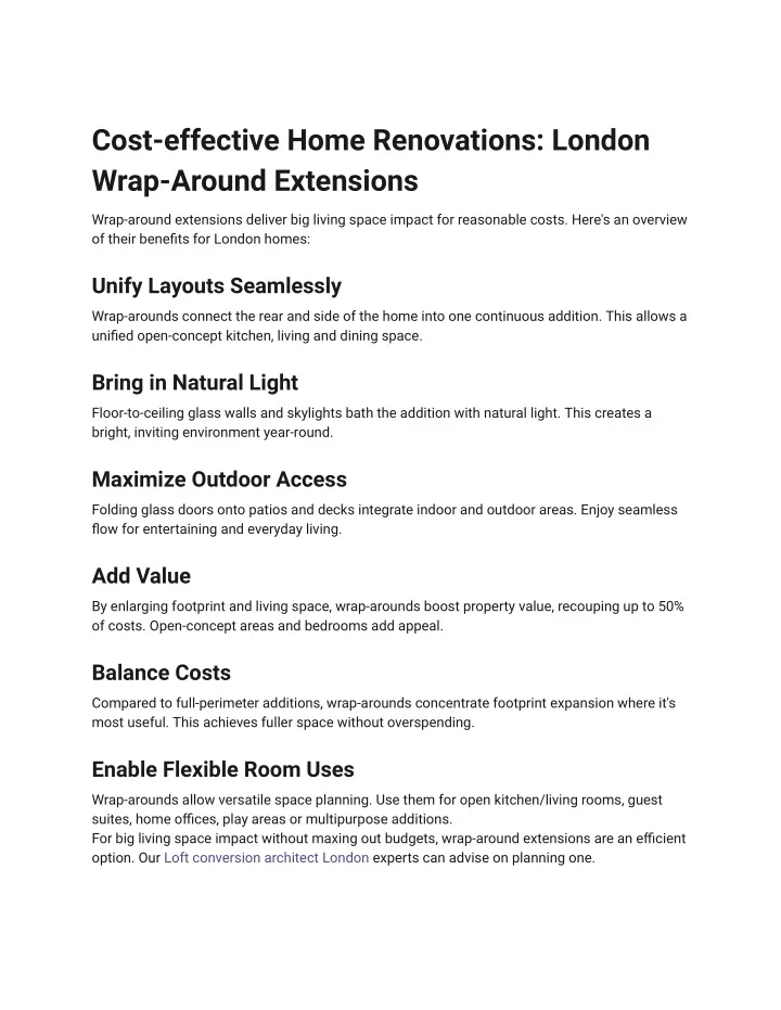 cost effective home renovations london wrap