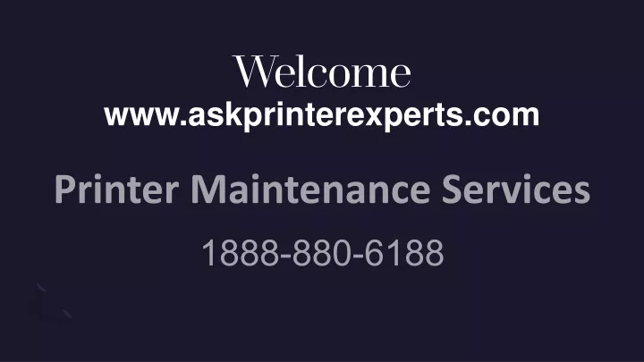 welcome www askprinterexperts com